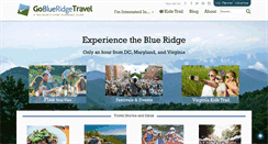 Desktop Screenshot of goblueridgetravel.com